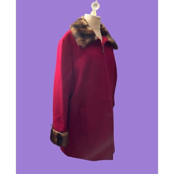 Mario De Pinto Luxurious Wool/Nylon Coat / SZ: 1X / NWT - Picture 4 of 9